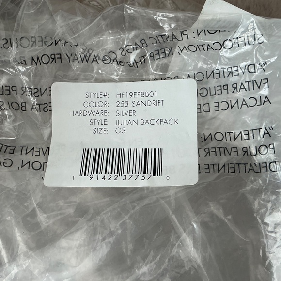 Rebecca Minkoff Large Leather Backpack with Silver Hardware (NEW) - Picture 7 of 14